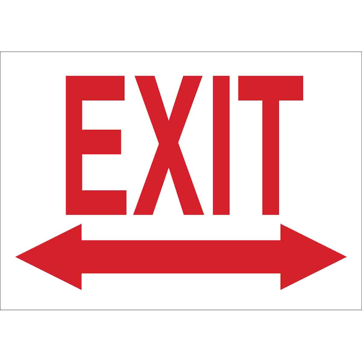 Exit & Directional Sign - Exit and Entrance Signs - BRADY