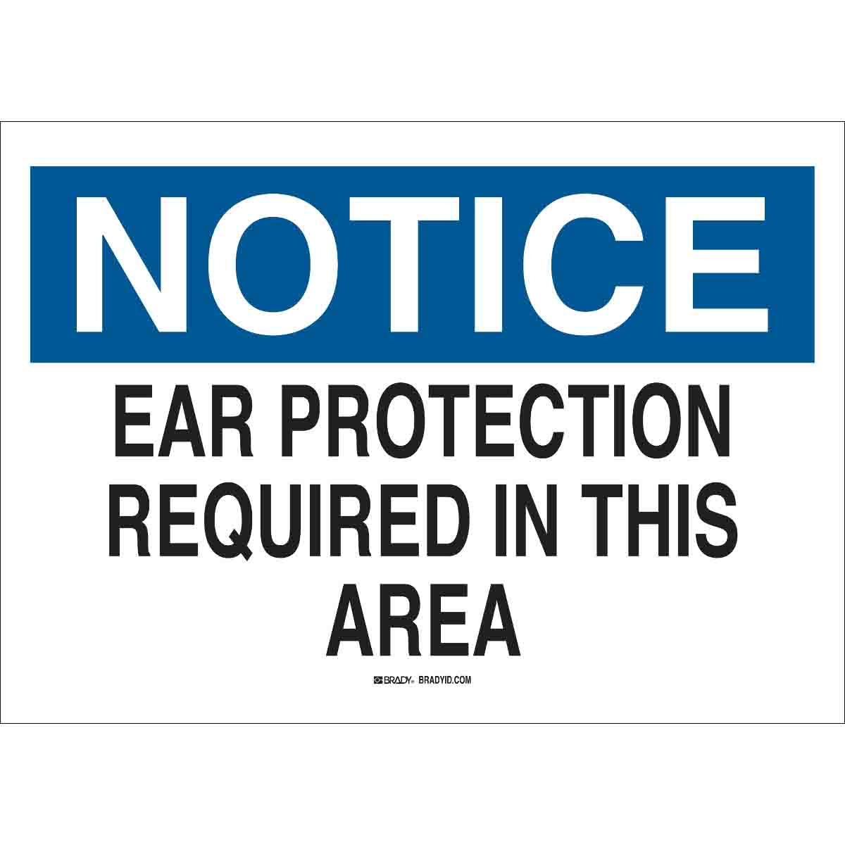 25489 B401 10X14 BLU/BLK/WHT NOTICE