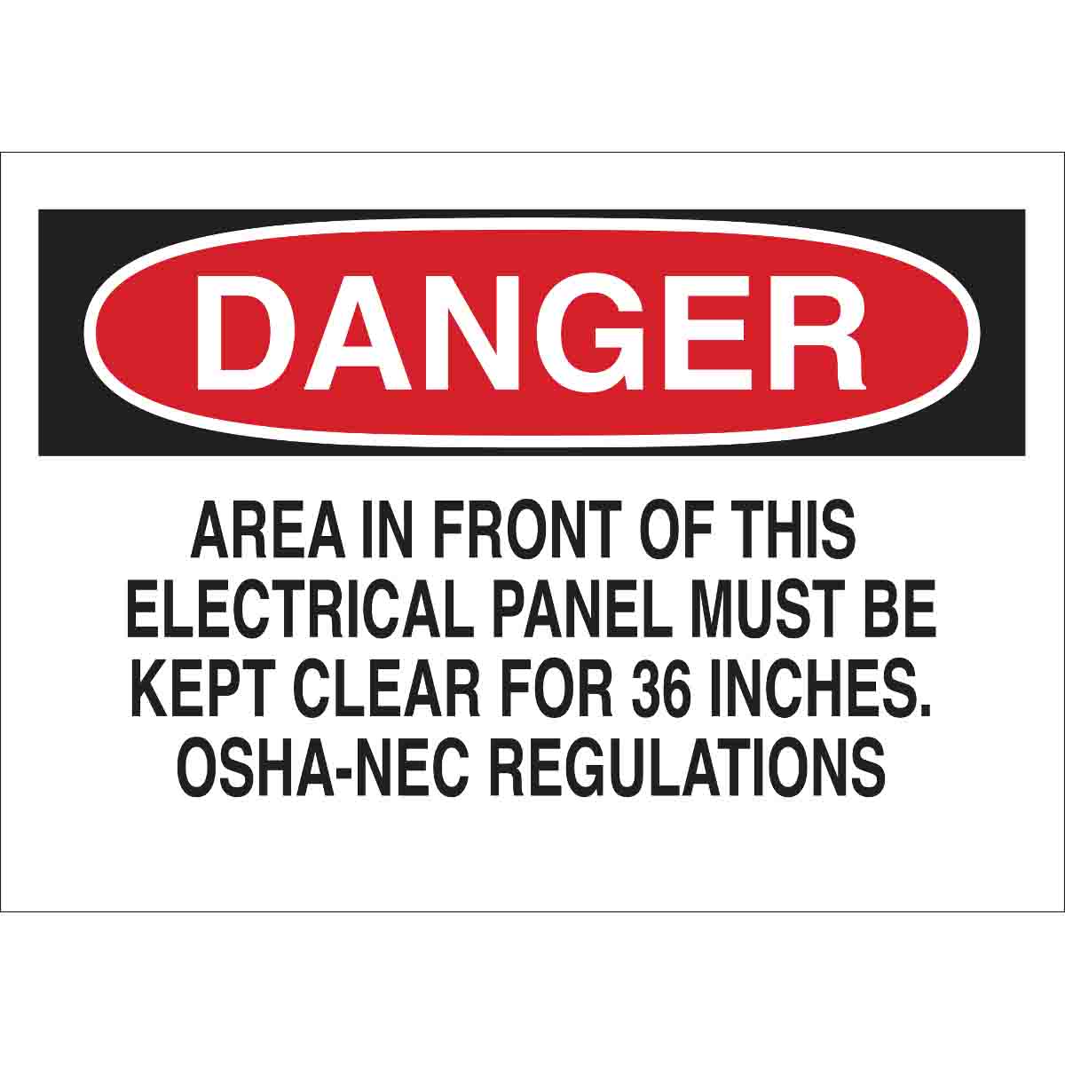 Safety Signs & Traffic Control Business & Industrial NS Danger Area In ...