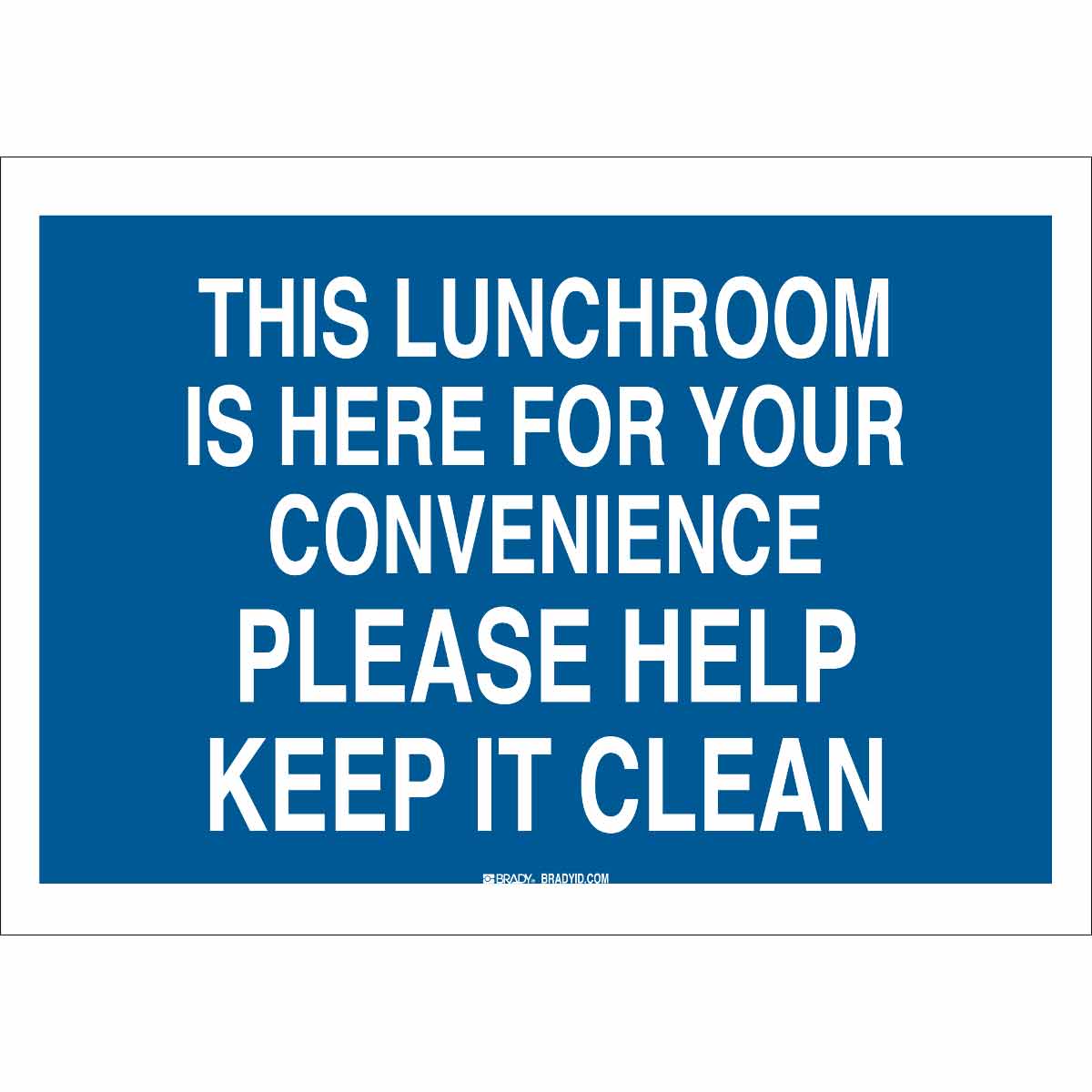 keep lunch room clean