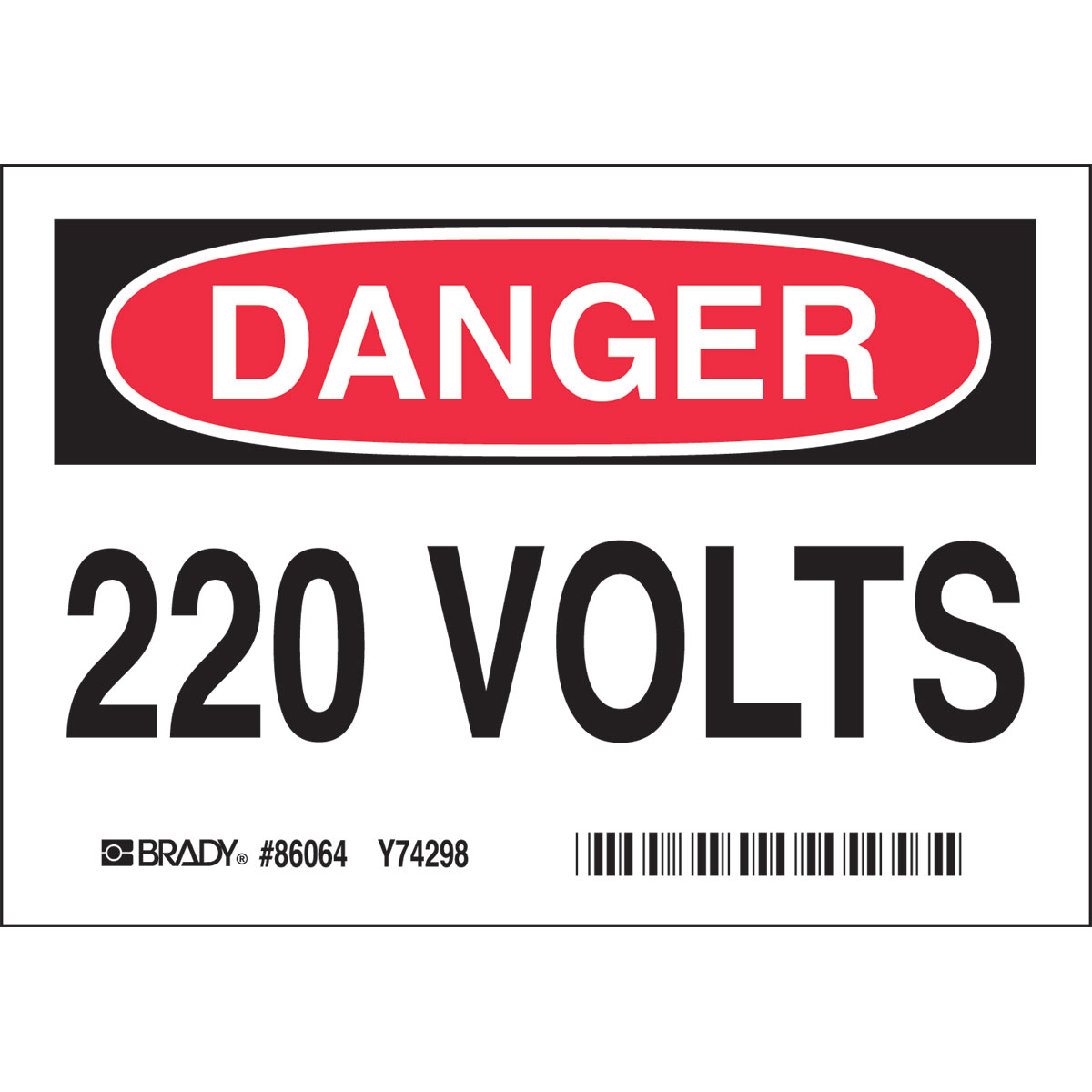 86064 B302-3.5X5-WK-O-5/PK-DAN-220 VOLTS