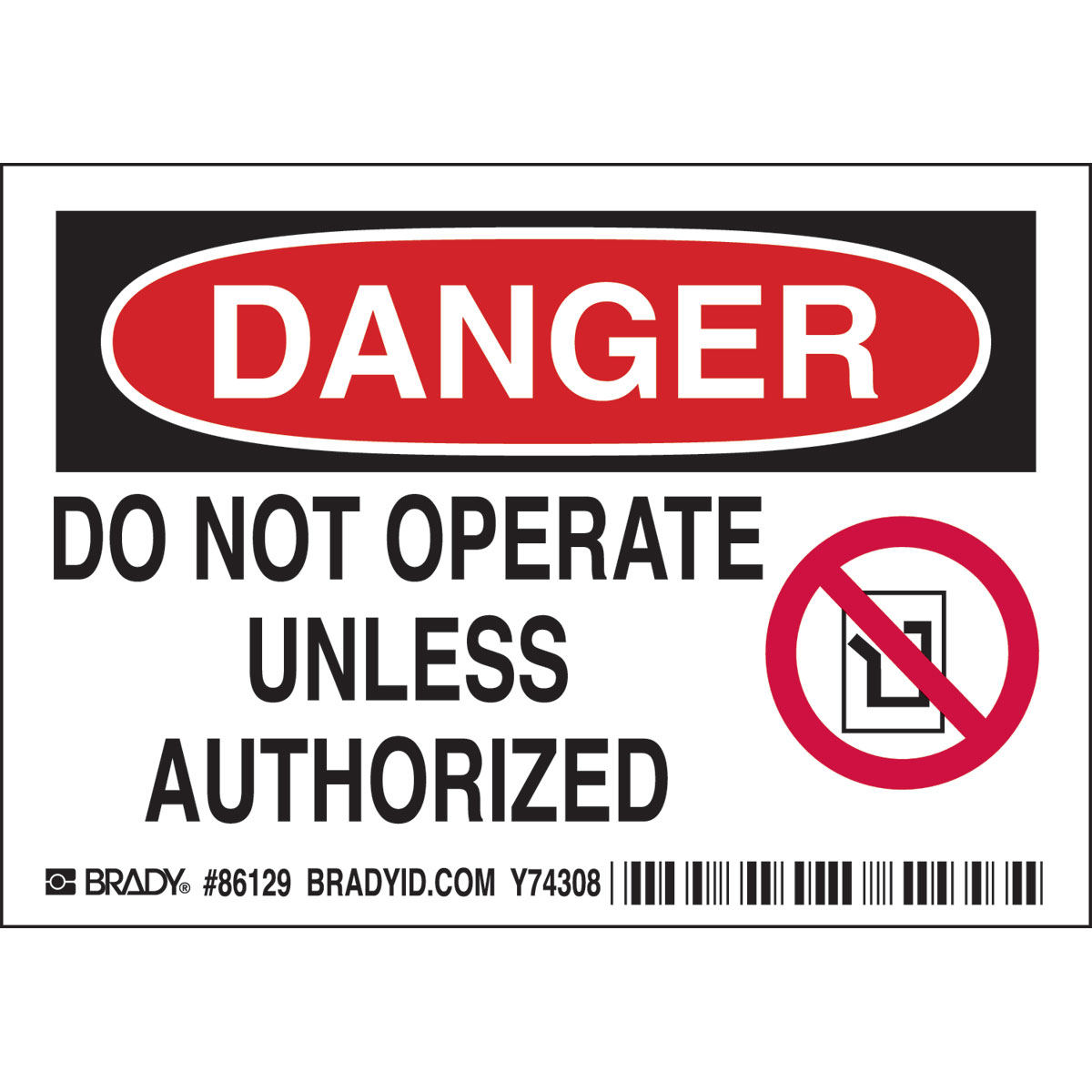 86129 B302-3.5X5-WG-O-5/PK-DNGR.DO NOT