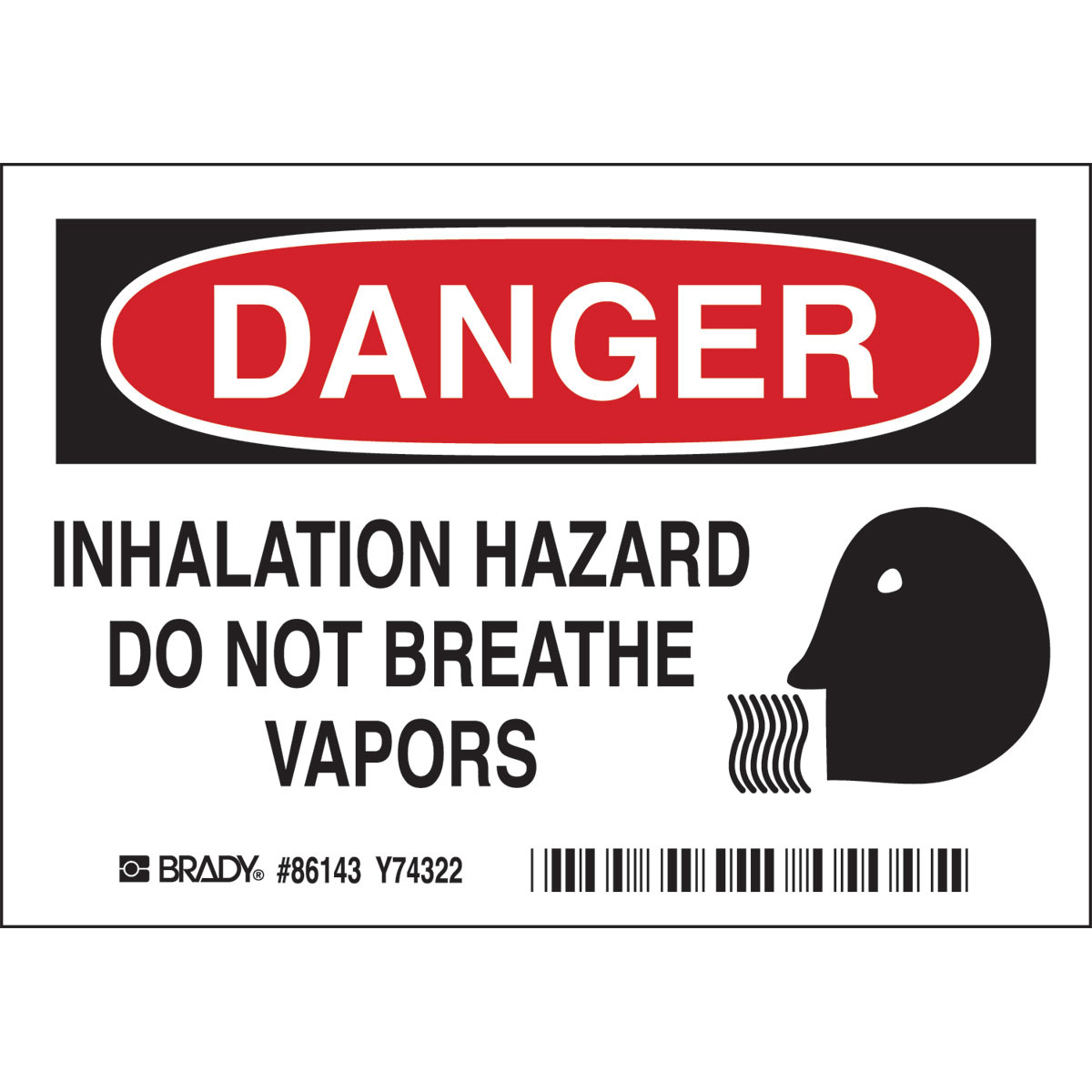 86143 B302-3.5X5-WG-O-5/PK-DNGR.INHALATION