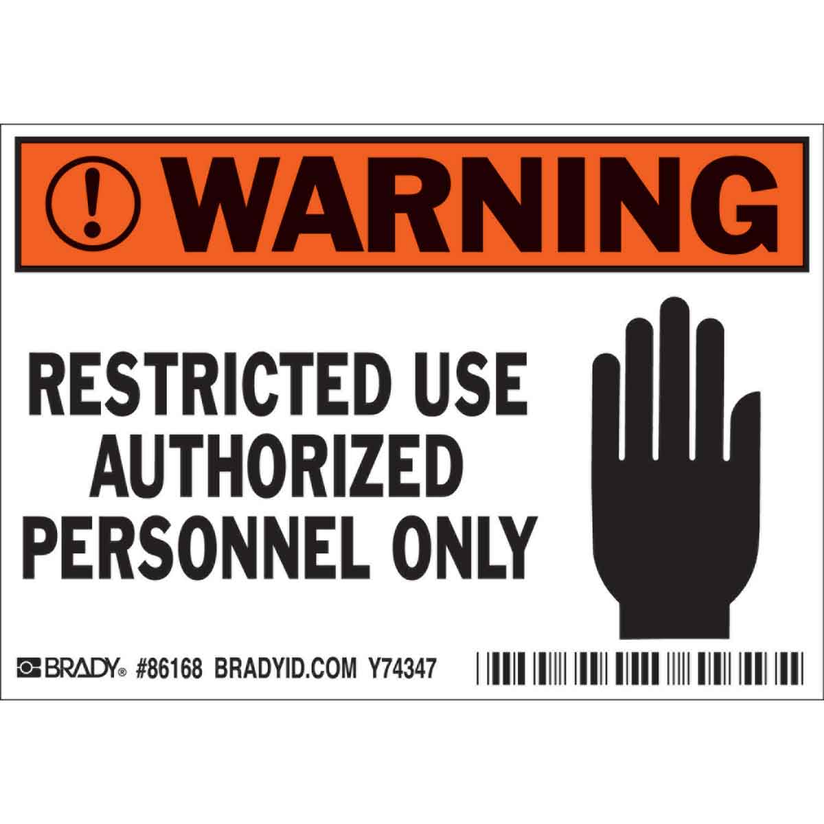 86168 B302-7X10-WO-O-5/PK-WRNG.RESTRICTED