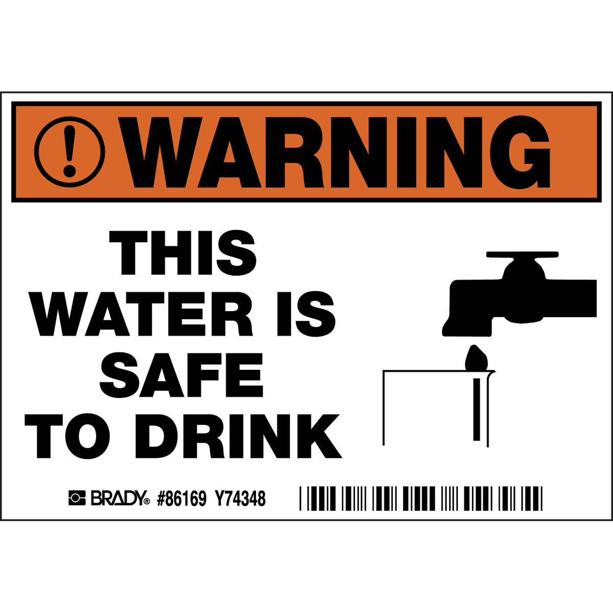 86169 B302-3.5X5-WO-O-5/PK-WRNG.THIS WATER