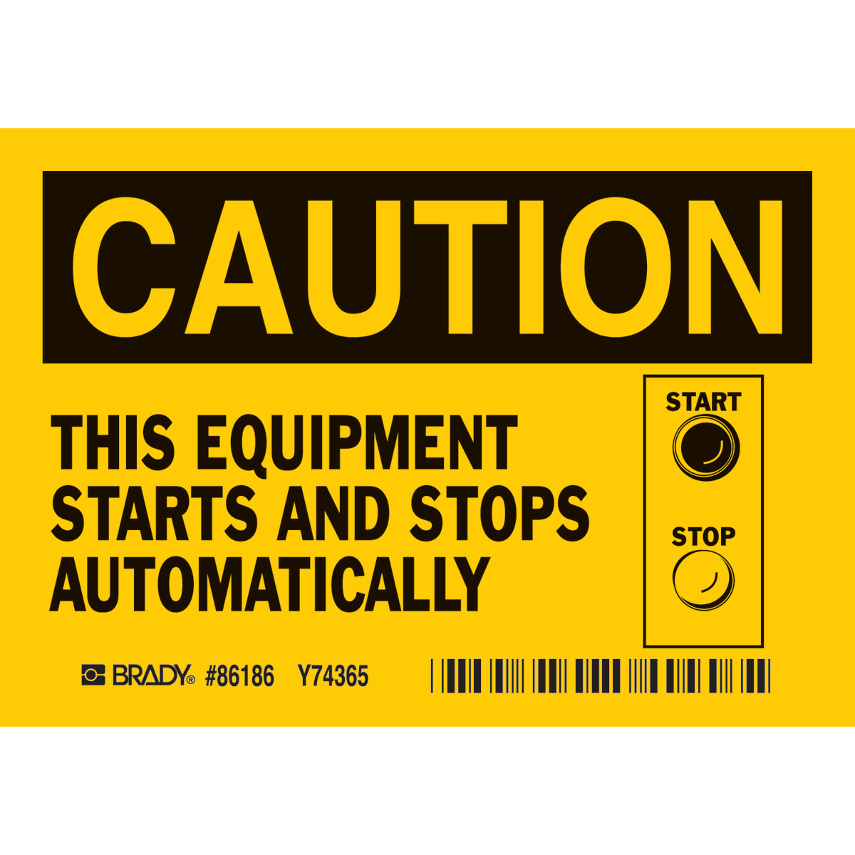 86186 B302-3.5X5-YY-O-5/PK-CAUT.THIS EQUIP