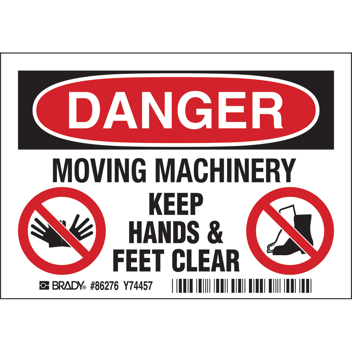 86276 B302-3.5X5-WG-O-5/PK-DNGR MOVING MACH
