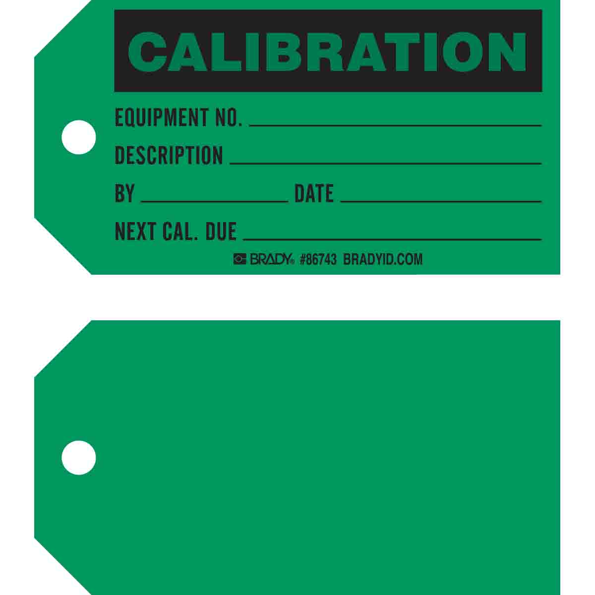 86743 TAG B853 3x5.75 BLK/GREEN 1-SIDE 100/PK