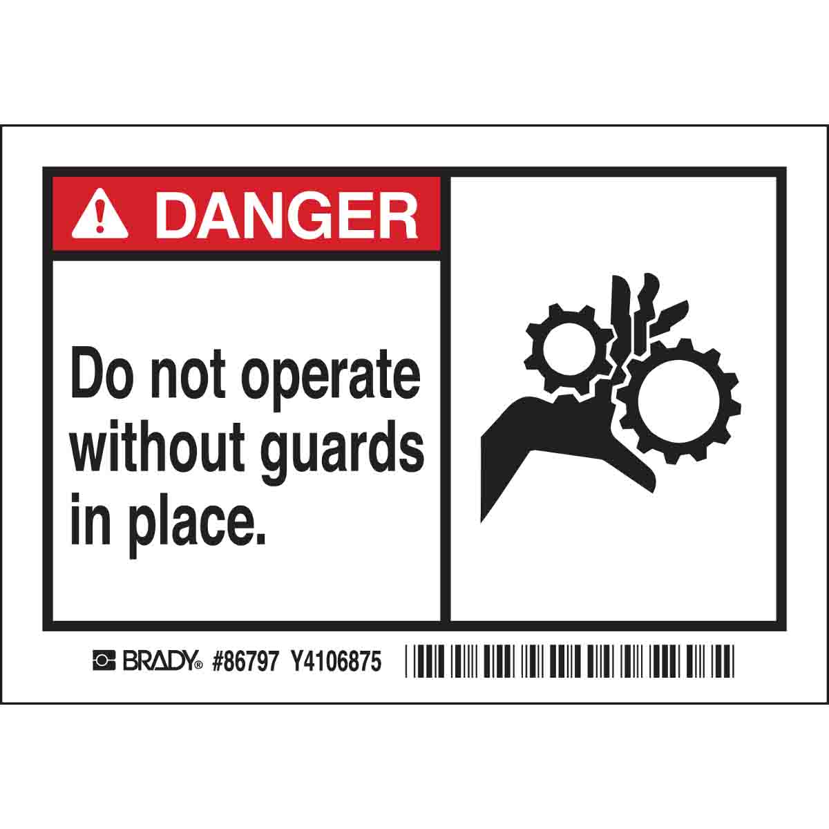 86797 B302-3.5X5-WK-AL-5/PK--DO NOT OPERATE W