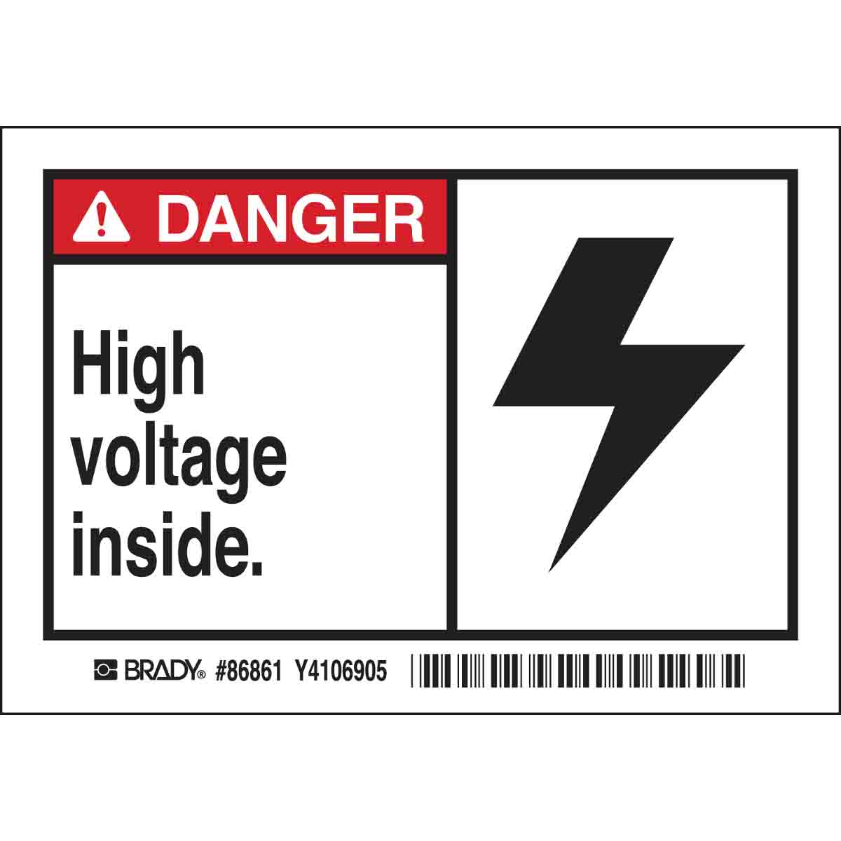 86861 B302-3.5X5-WK-AL-5/PK--HIGH VOLTAGE