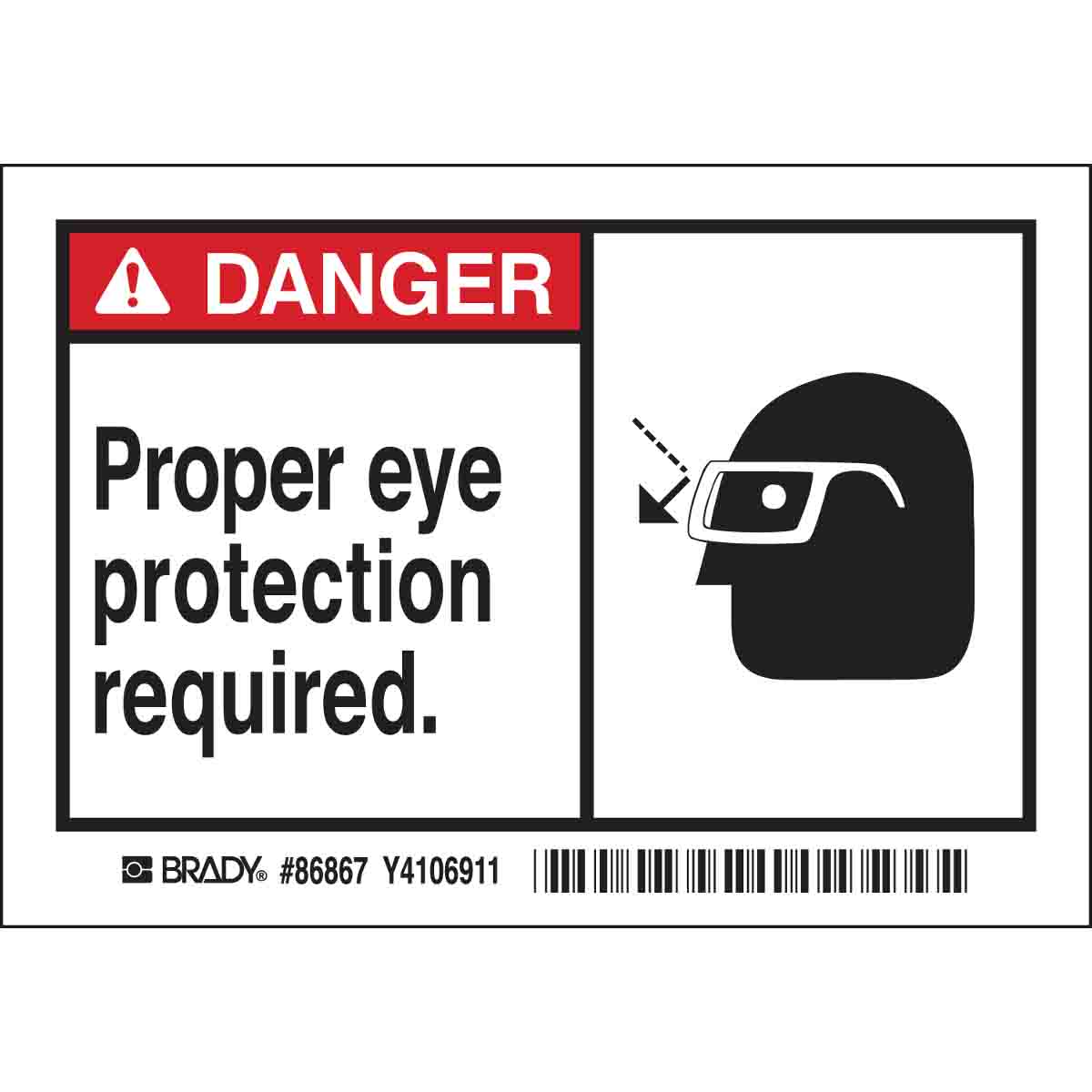 86867 B302-3.5X5-WK-AL-5/PK--PROPER EYE PROTE