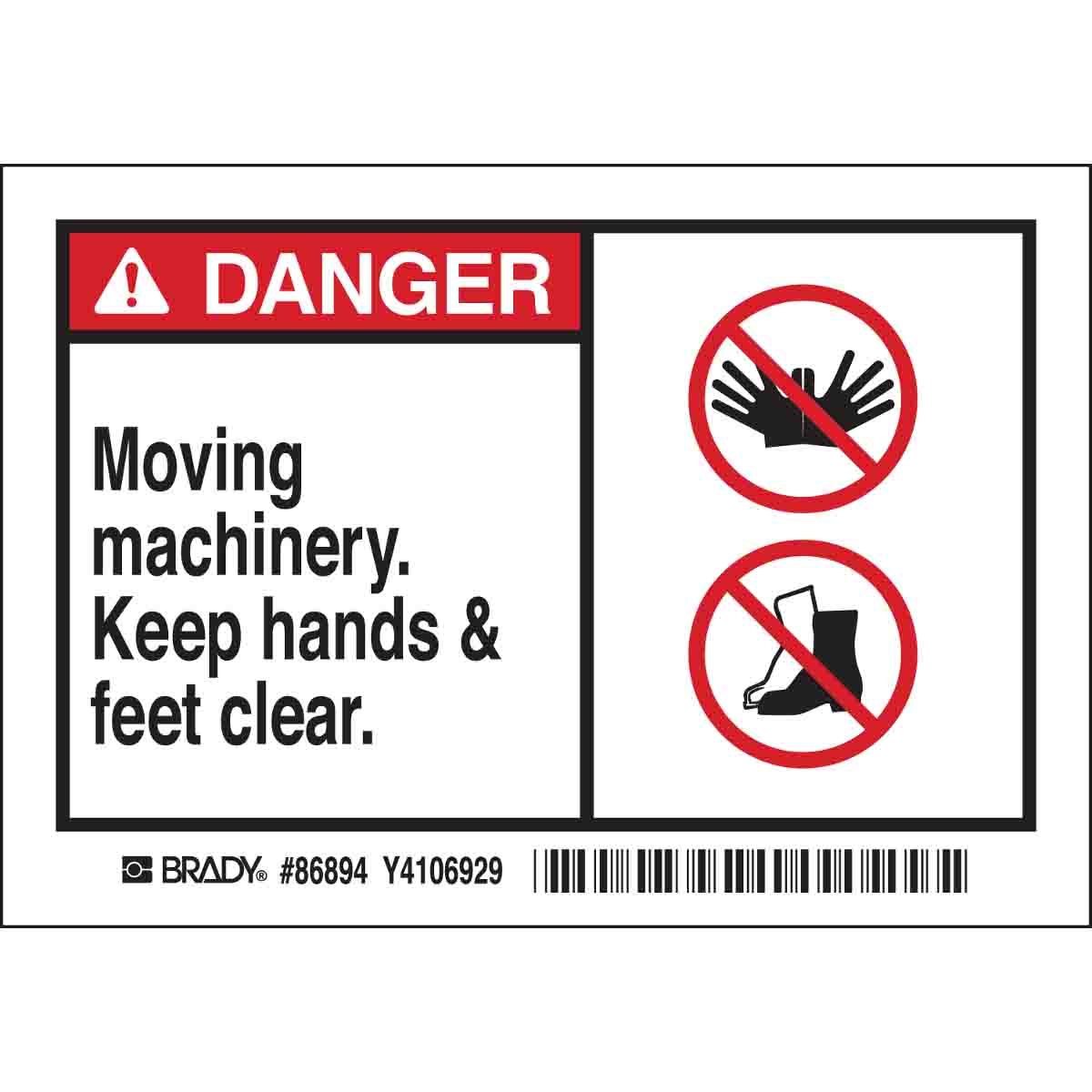 86894 B302-3.5X5-WG-O-5/PK-DAN-MOVING MACHINE