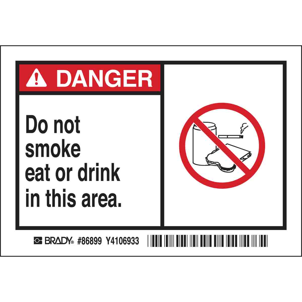 86899 B302-3.5X5-WK-AL-5/PK--DO NOT SMOKE