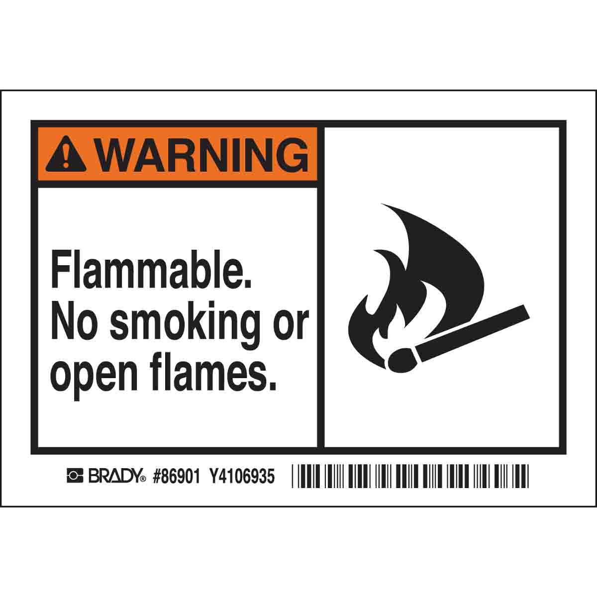 86901 B302-3.5X5-WK-AL-5/PK--FLAMMABLE. NO SM