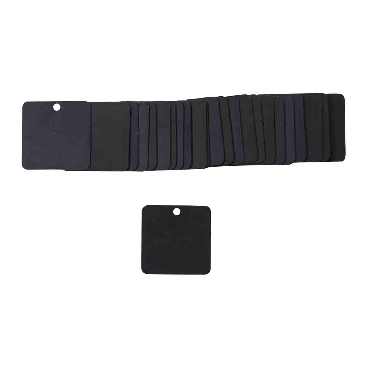 87637 ALUM VALVE TAG,2.0" SQUARE, BLACK