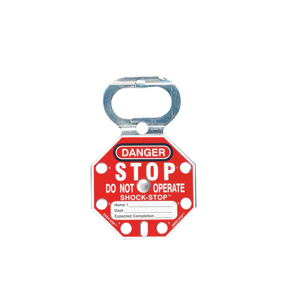 87693 SHOCK STOP-LABELED HASP 5/PACK