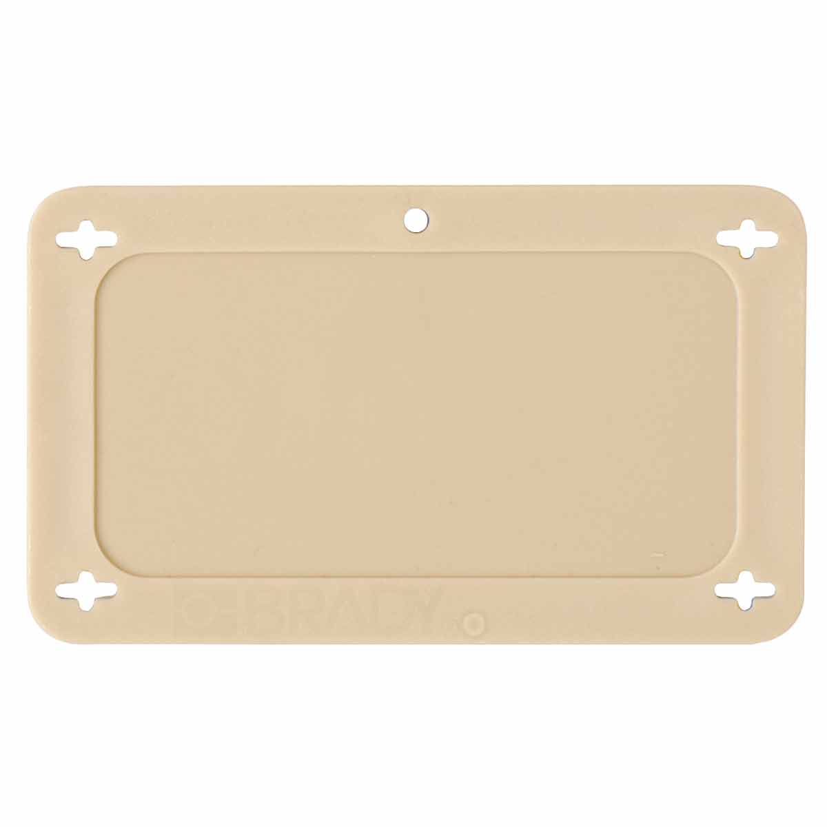 87712 Blank Valve Tags 2.2in H x 3.7in W Tan