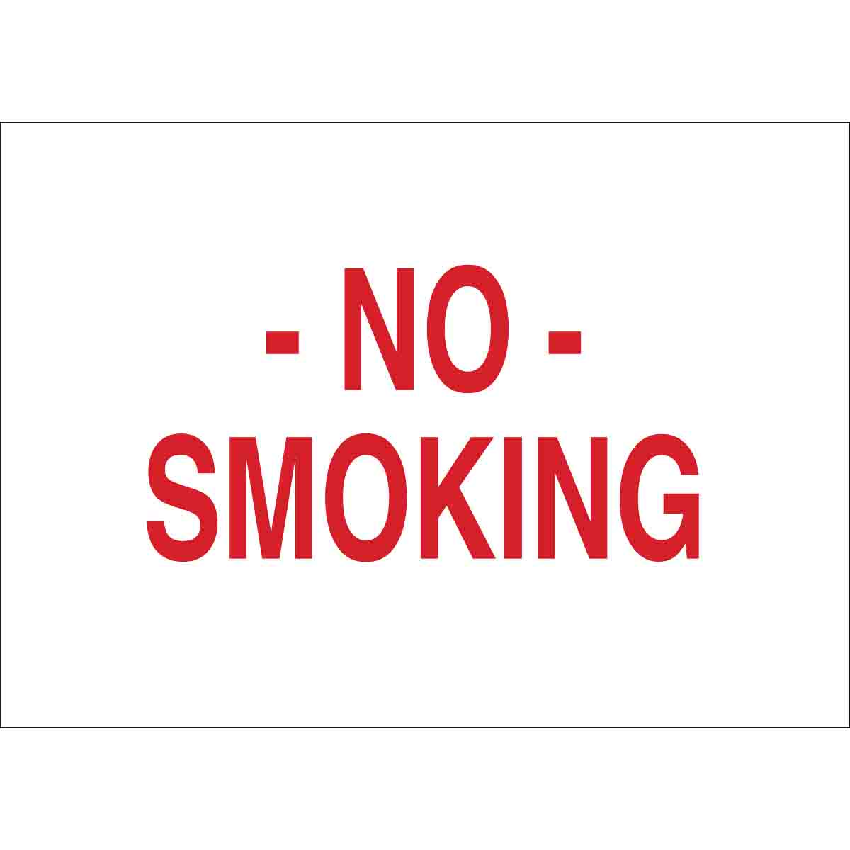 88424 B302-10X14-WR-T--NO- SMOKING