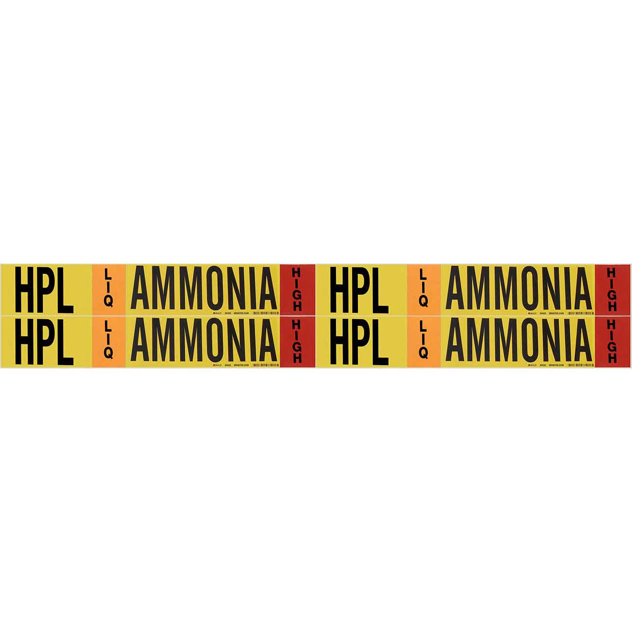 90426 AMMONIA (IIAR) PIPE MARKERS - STYLE 4
