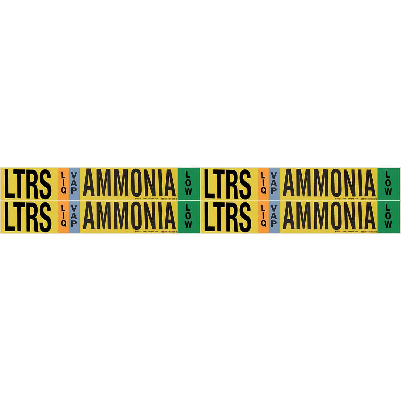 90435 AMMONIA (IIAR) PIPE MARKERS