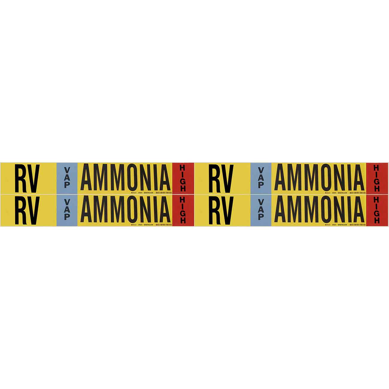 90437 AMMONIA (IIAR) PIPE MARKERS - STYLE 4