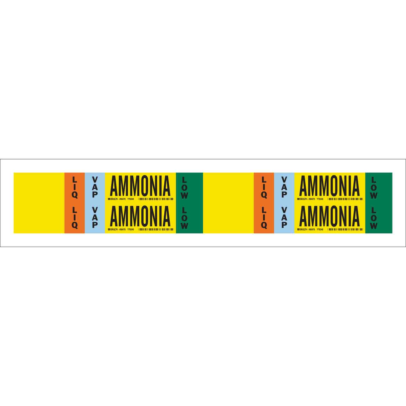 90476 AMMONIA (IIAR) PIPE MARKERS