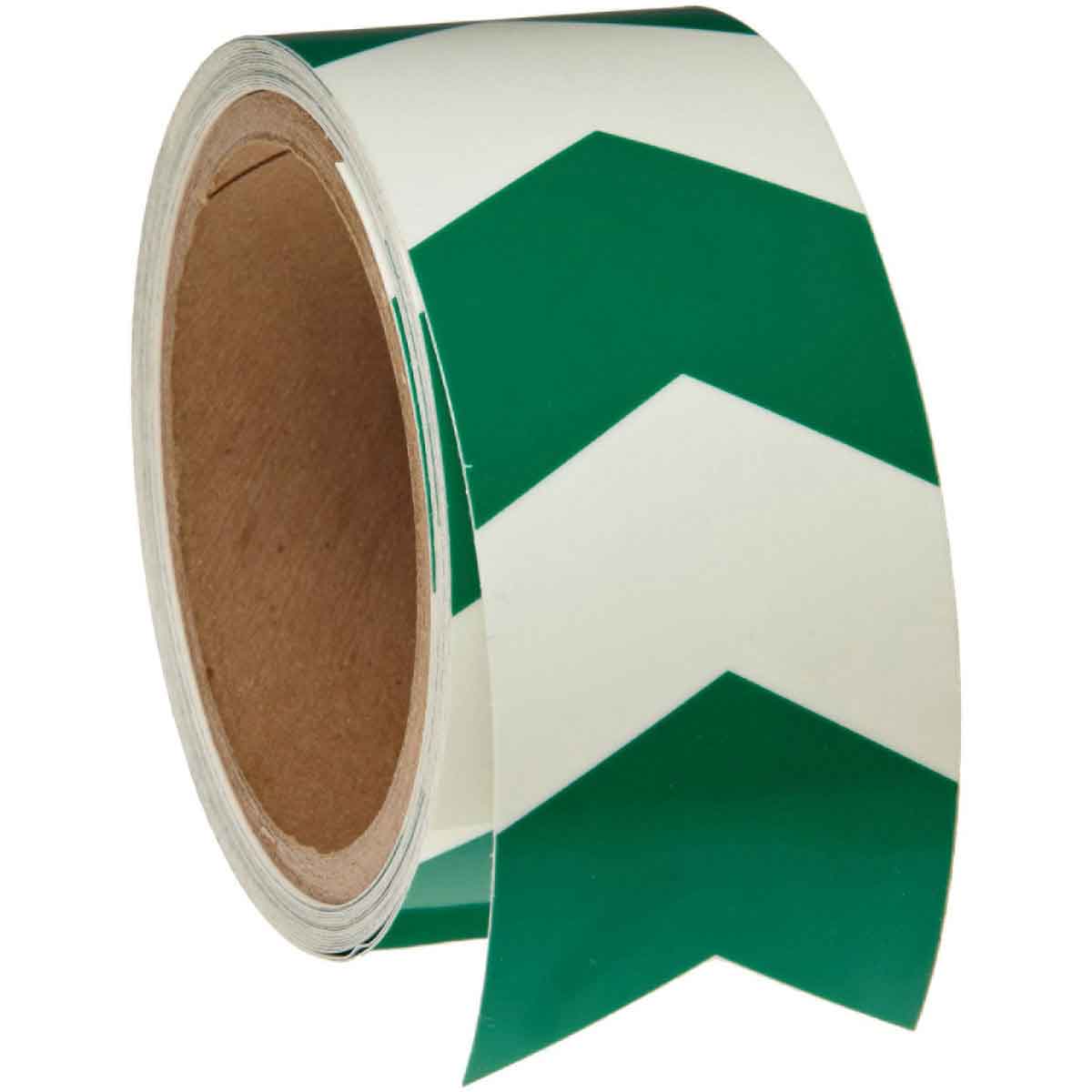 90971 B324 2"X5YD GRN/GLO V-STYLE TAPE