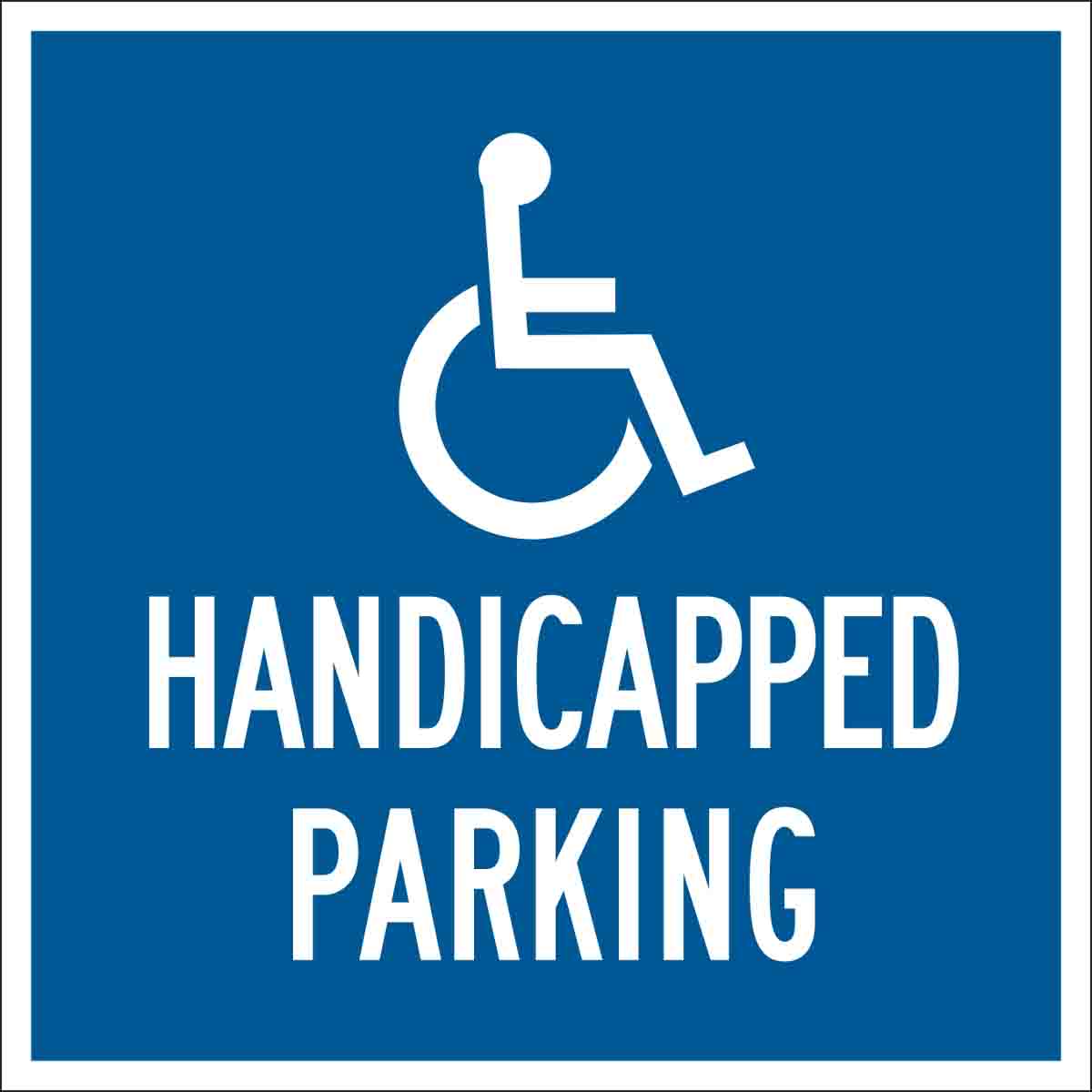 91358 HANDICAPPED SIGN HIP
