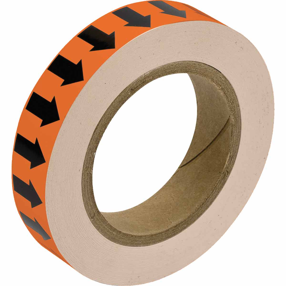 Brady 91420 Liner Mounted Arrow Tape Vinyl Black on Yellow Color 2 X 30 Yd for sale online 