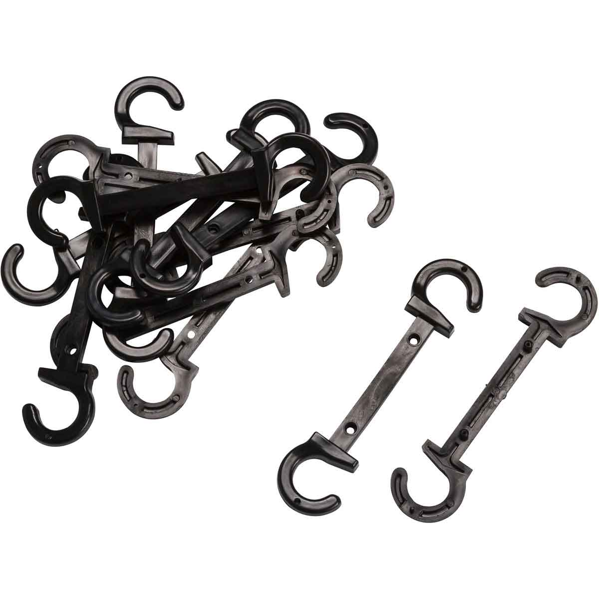 92011 C HOOKS - 3" - BLACK