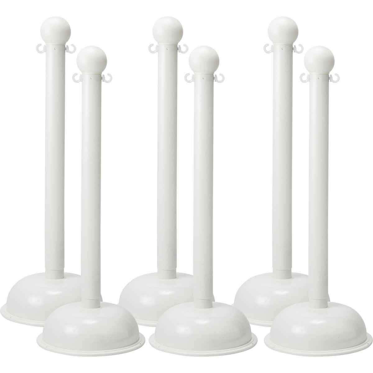 92120 BRADYLINK WRNG POST LGE SOLID WHITE PK6