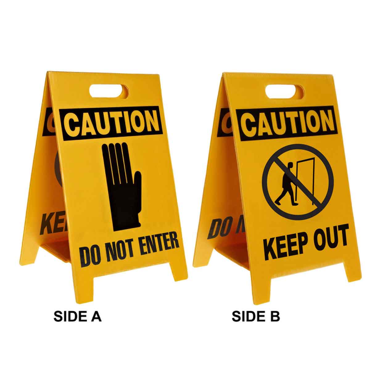 92286 ECONOMY FLOOR STAND, KEEP OUT
