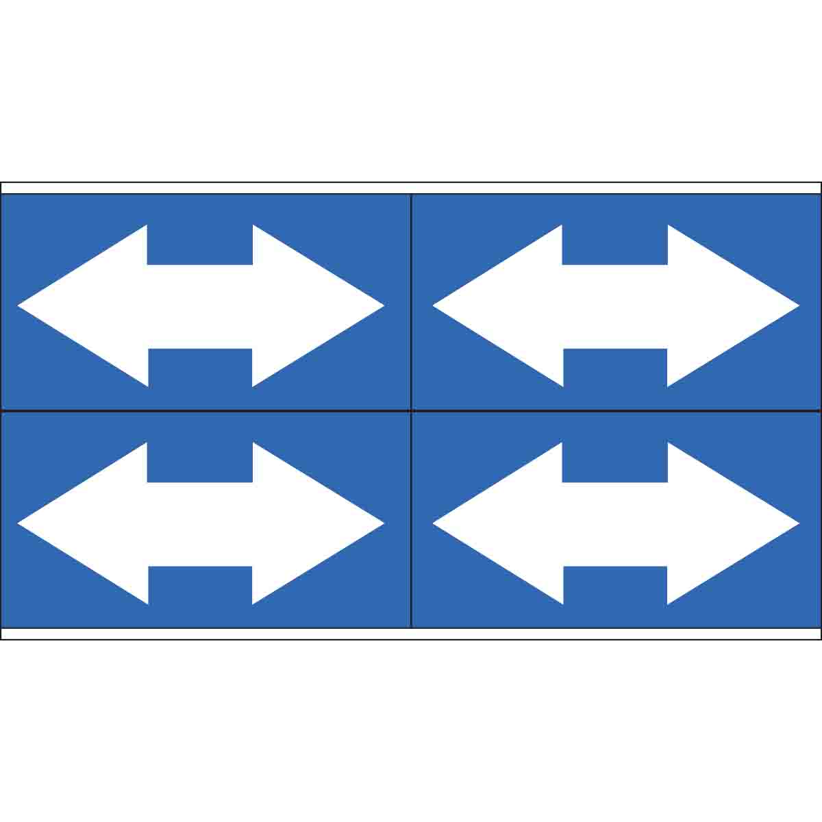 93248 B946 WHT/BLU STYLE 4 DOUBLE ARROW