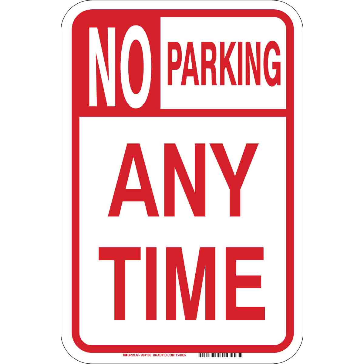 No Parking in front of Gates - 24505