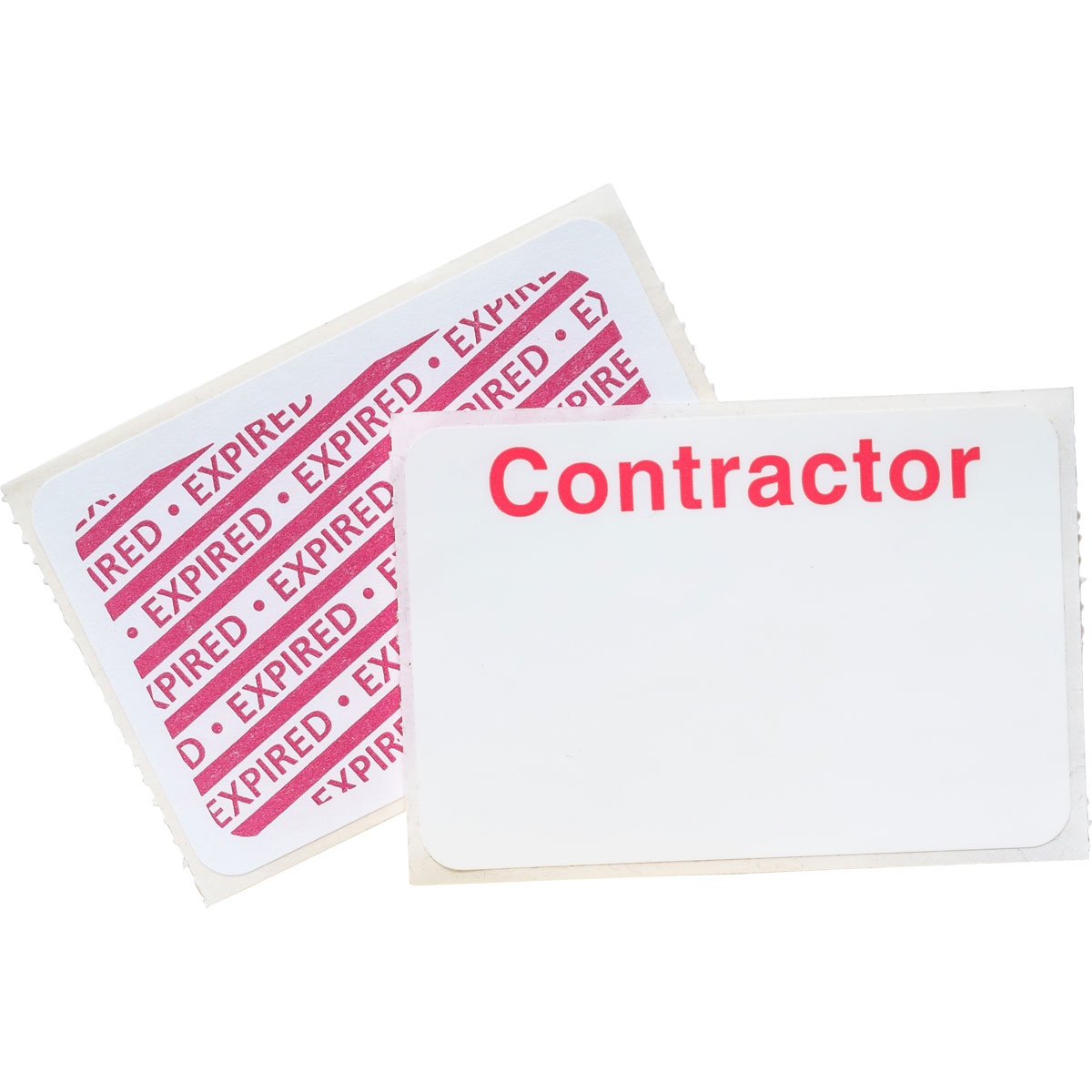 95674 ONE-WEEK TIMEBADGE W/SELF-ADHESIVE BACK