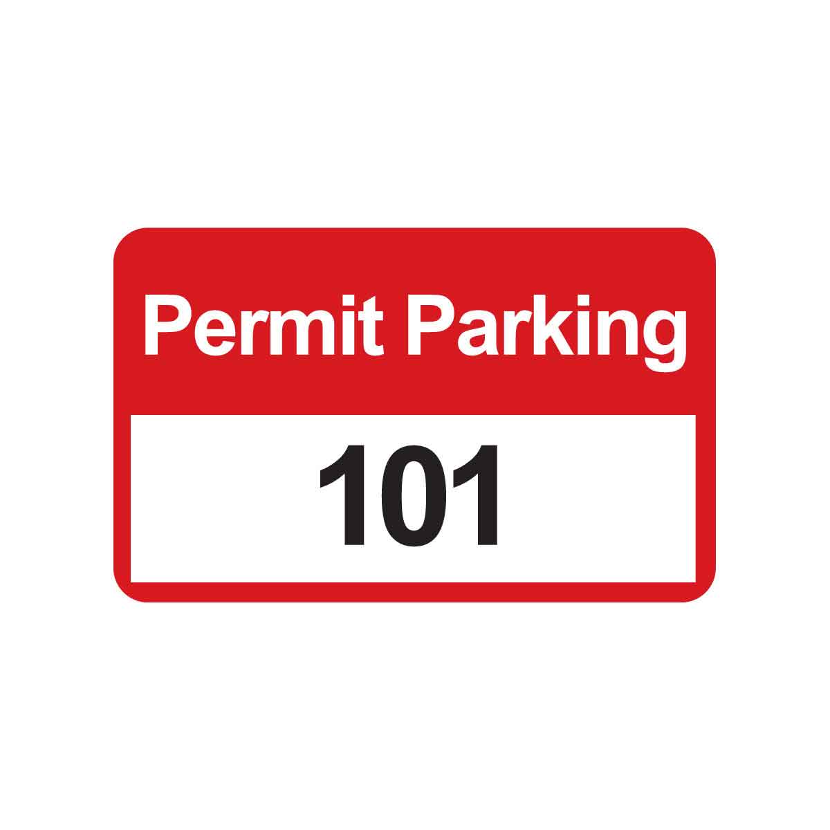 96250 BUMPER TAGS, 101-200, RED