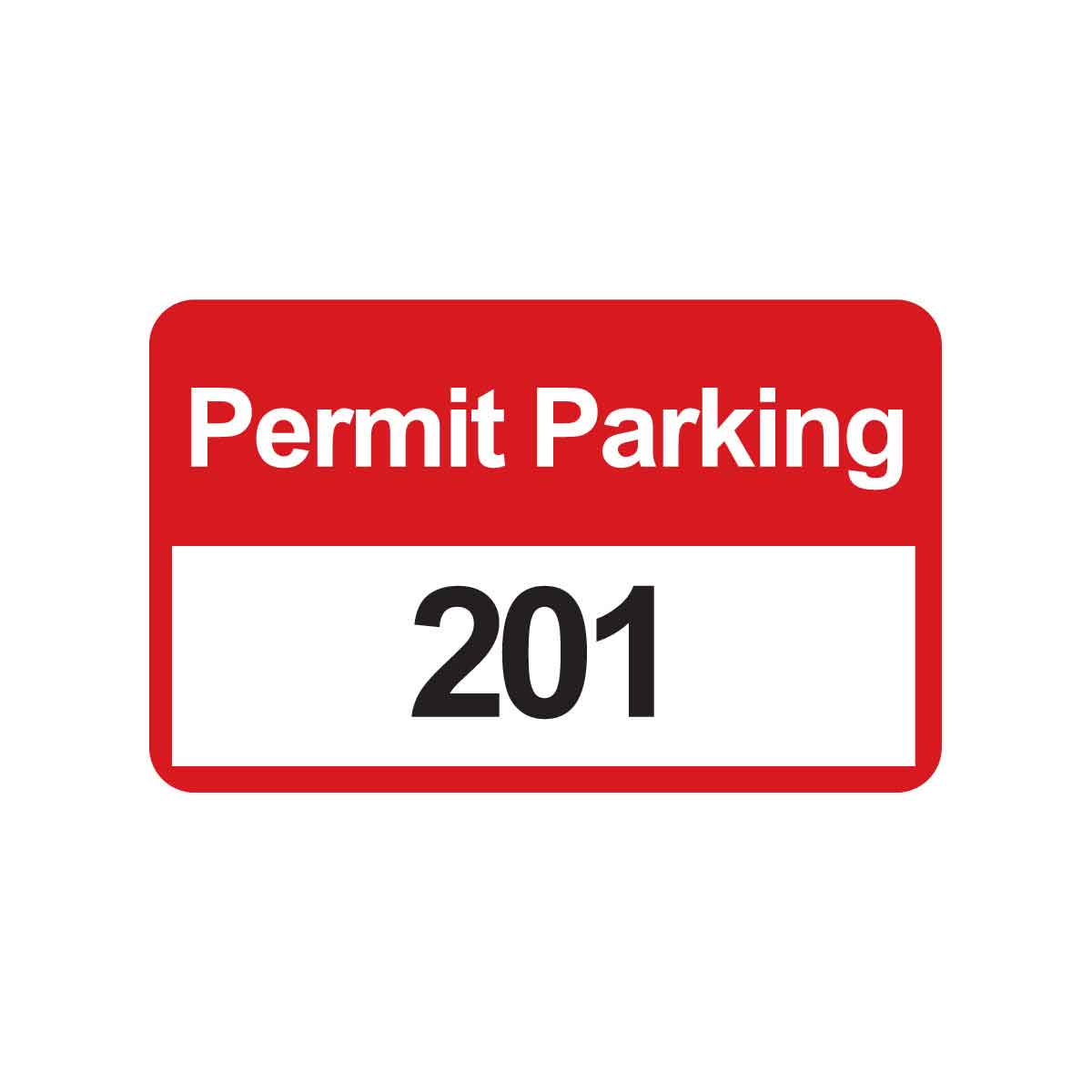 96251 BUMPER TAGS, 201-300, RED