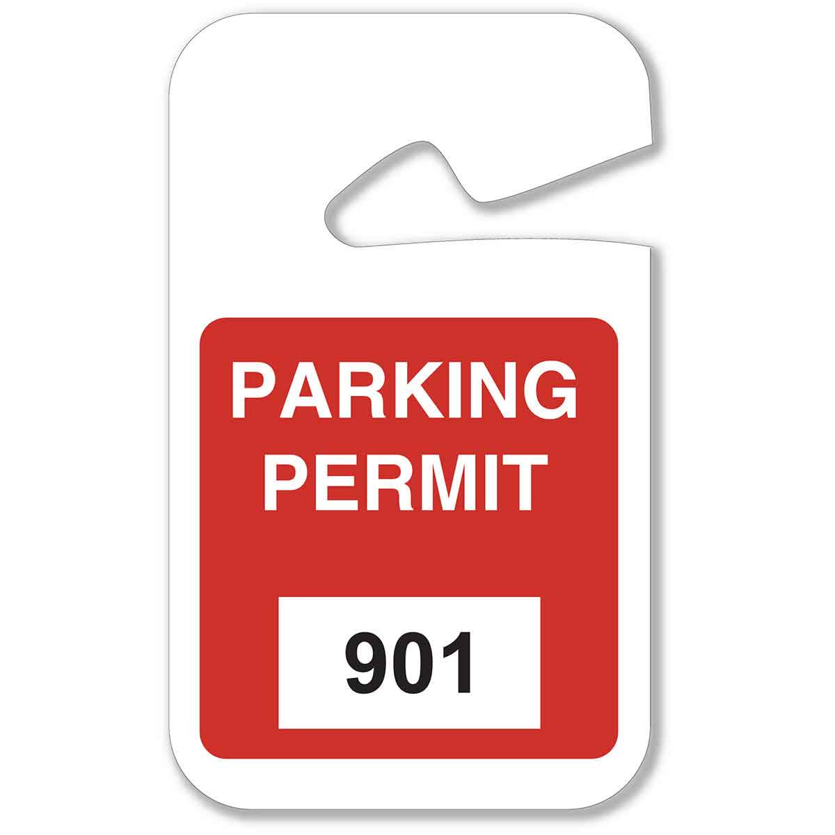 96279 901 - 1000, RED HANGING TAG