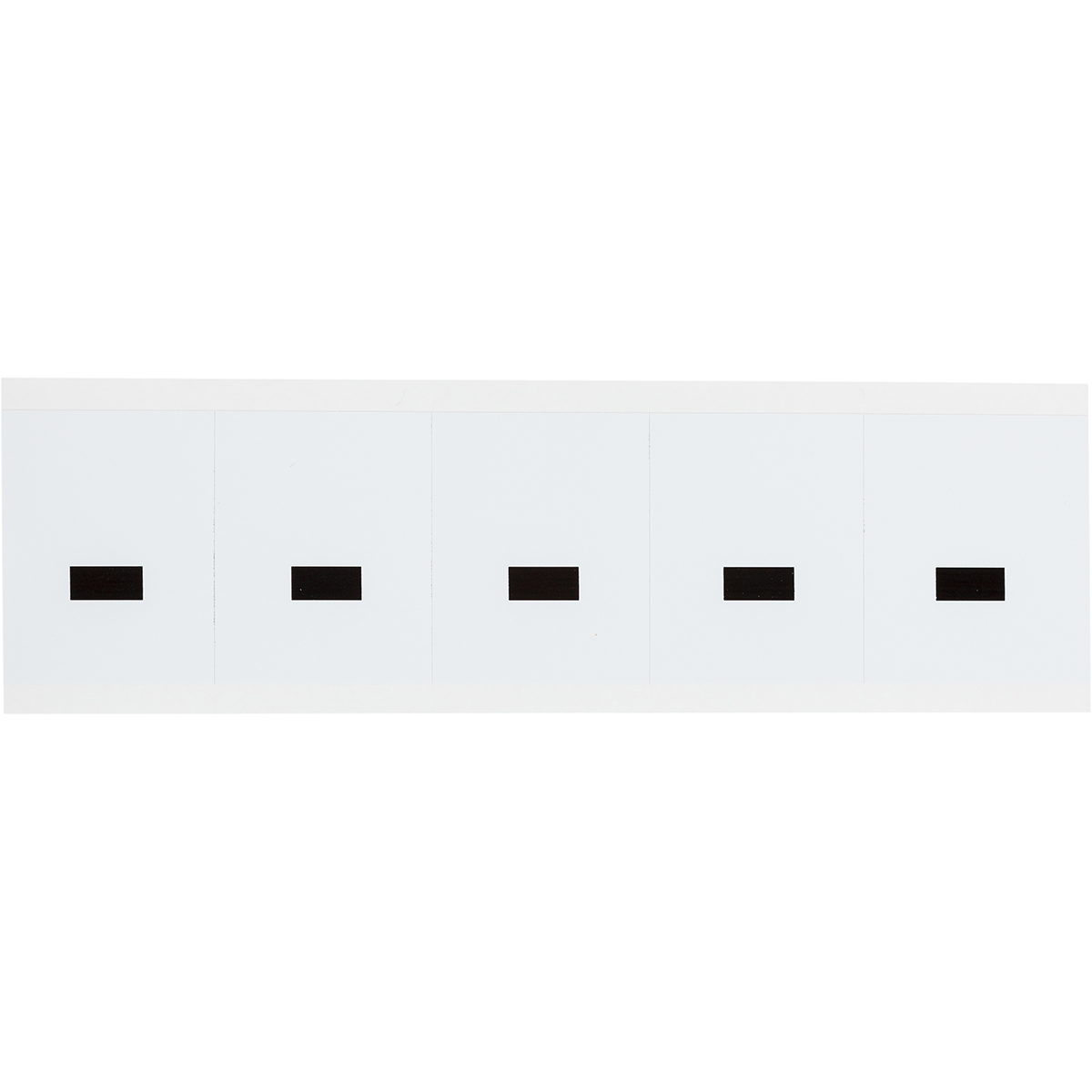 9714-DSH 1.938 in Vinyl N&L Black on White - 5/PK