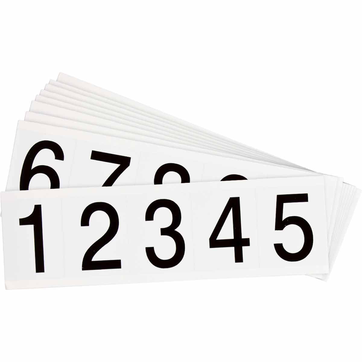9714-# KIT 1.938 in Vinyl N&L BK on WT 0 to 9 /PK