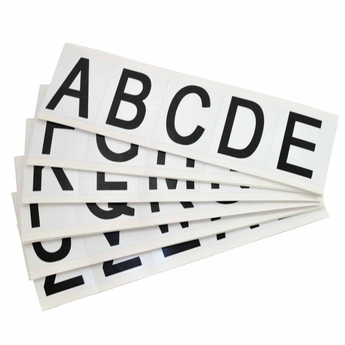 9714-LTR KIT 1.938 in Vinyl N&L BK on WT A to Z /PK