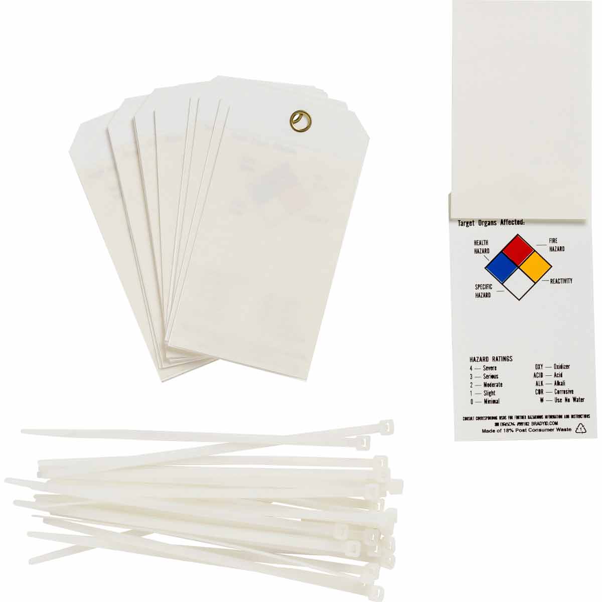 99102 TAG B851,5.75X3 NFPA RTK TAG,25/PAC (PH)