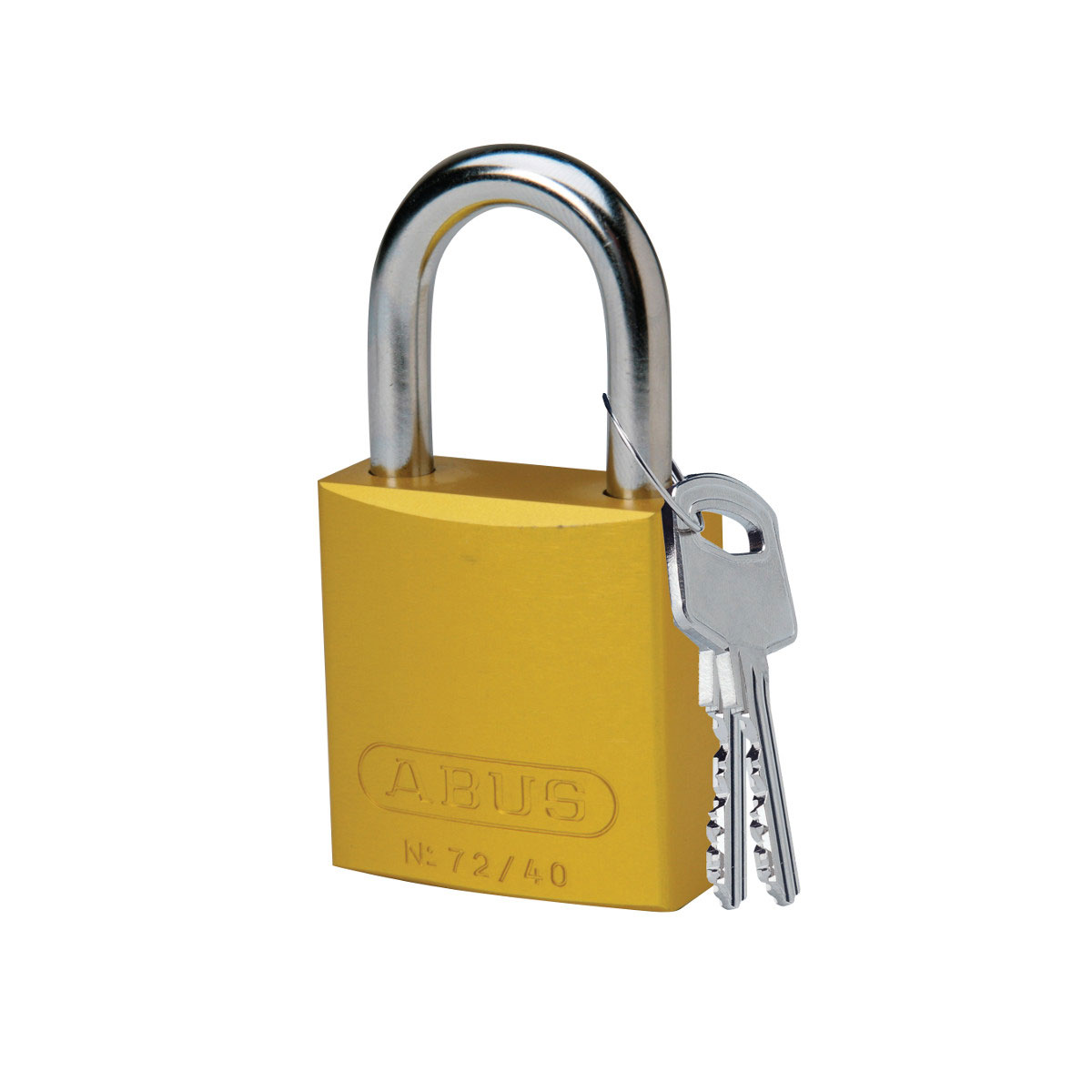 99611 Alum Padlock 1" Alum Shackle KD YL