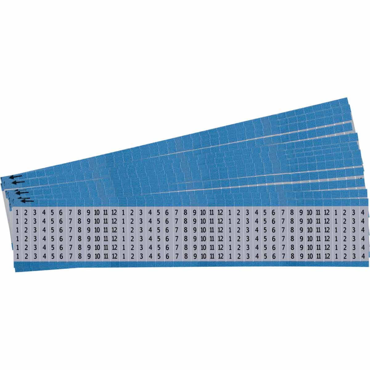 AF-1-12-PK Wire Marker 1.5in H x 0.45in W, 1 to 12