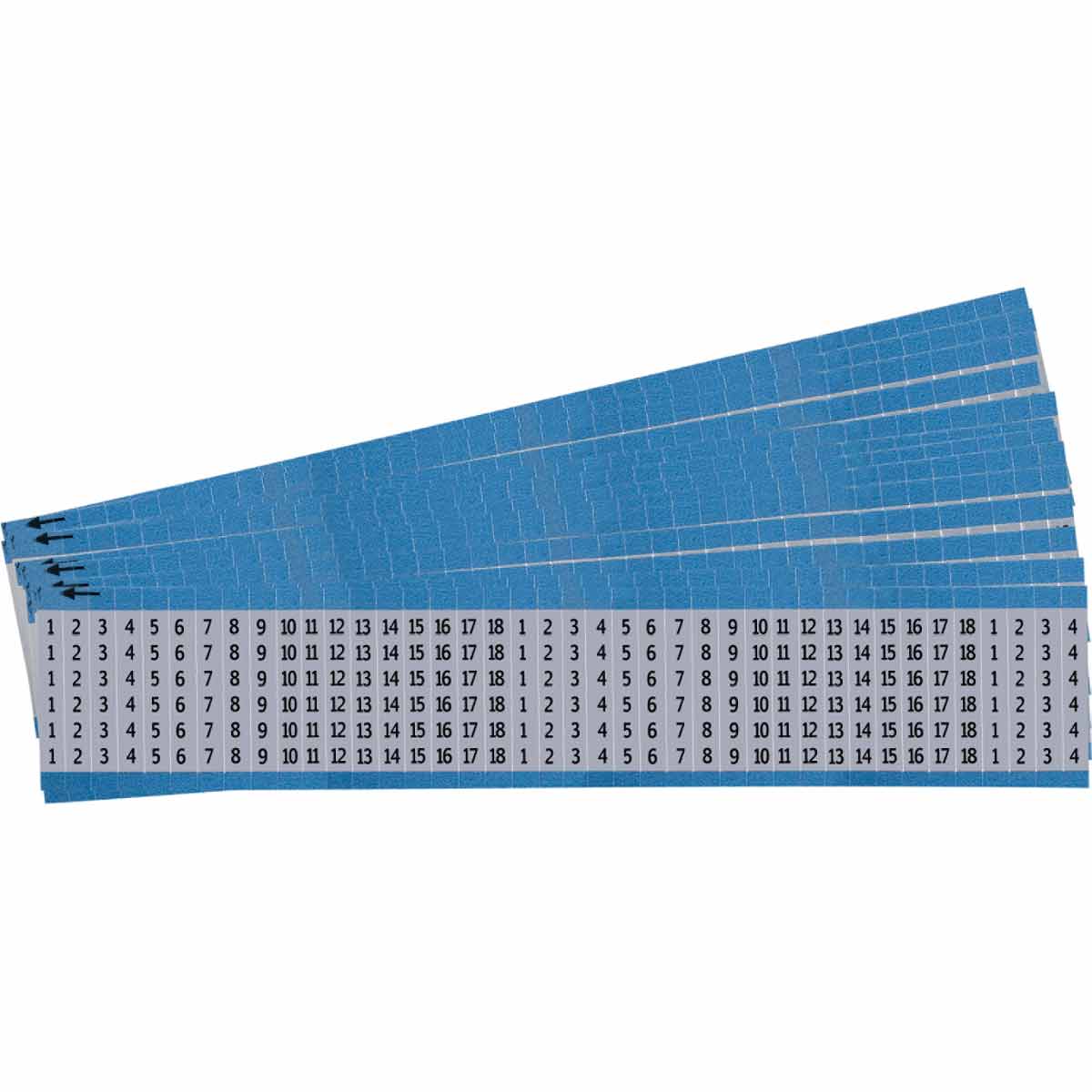 AF-1-18-PK Wire Marker 1.5in H x 0.45in W, 1 to 18