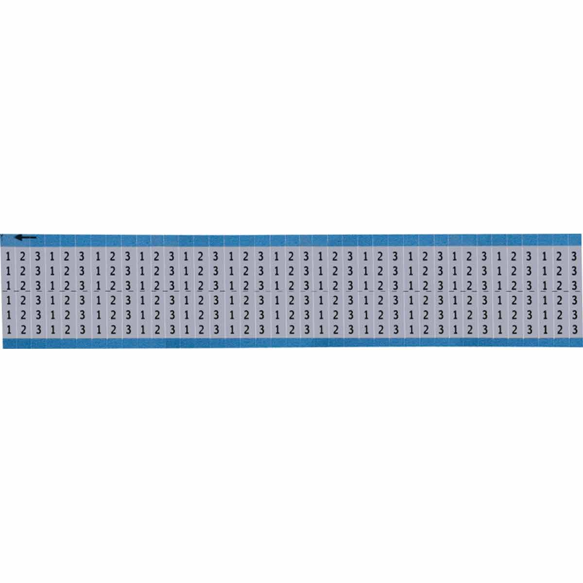 AF-1-3-SC-PK Wire Marker 0.75in H x 0.25in W, 1 to 3