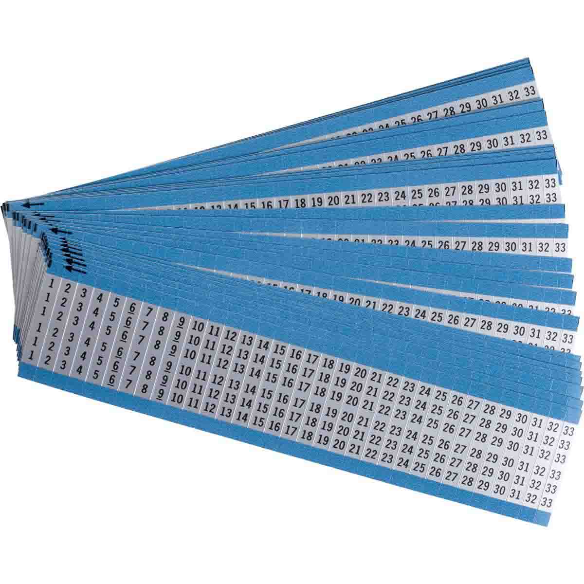 AF-1-33-PK Wire Marker 1.5in H x 0.45in W, 1 to 33
