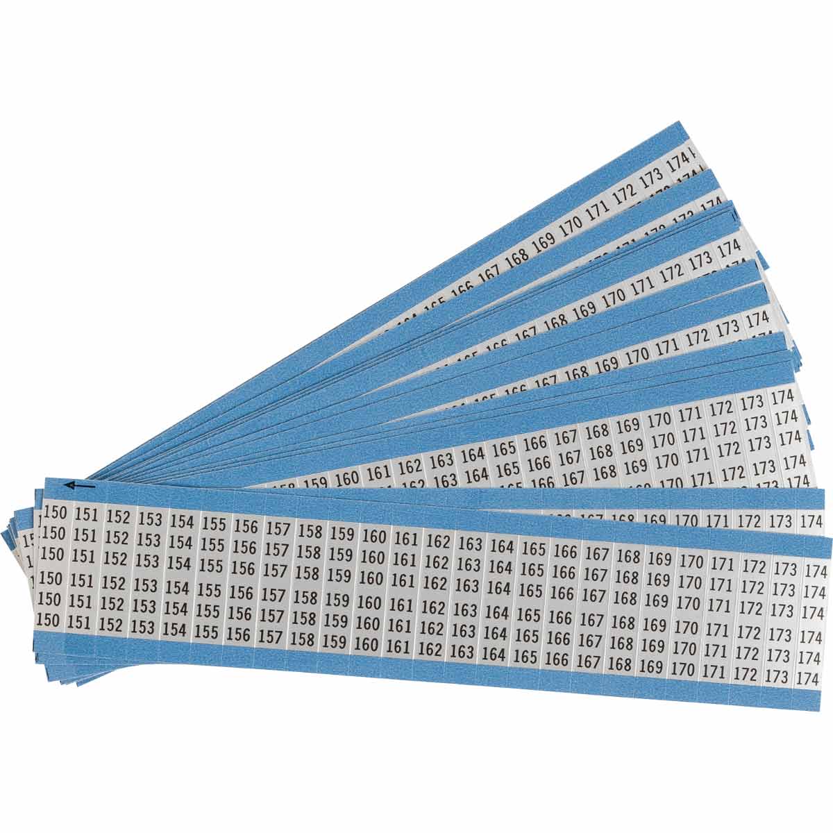AF-150-174-PK Wire Marker 1.5in H x 0.75in W, 150-174