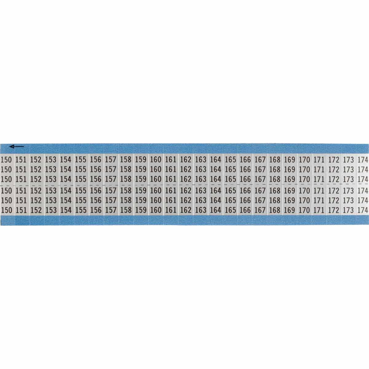 AF-150-174-SC-PK Wire Marker 0.75in H x 0.36in W, 150-174