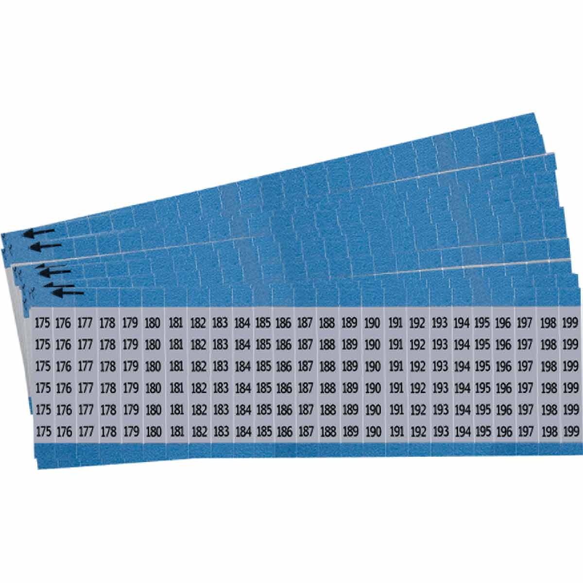 AF-175-199-PK Wire Marker 1.5in H x 0.75in W, 175-199